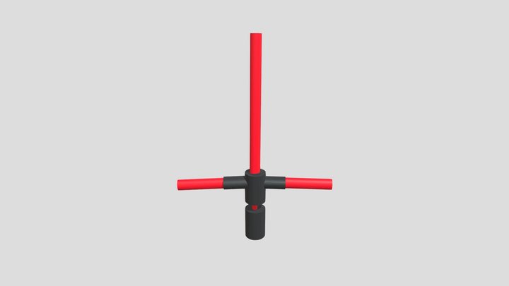 Miecz świetlny KYLO REN 3D Model