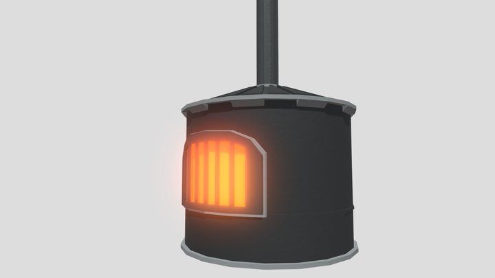 Stylized Oven 3D Model