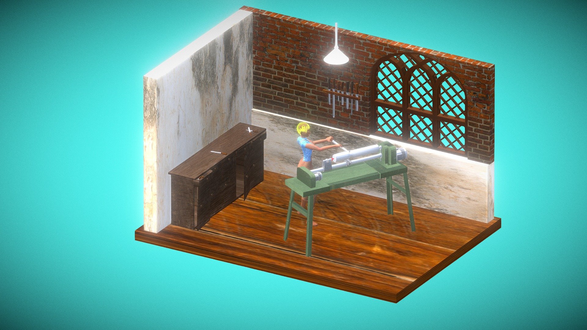 DIORAMA — Sketchfab embed 3D viewer
