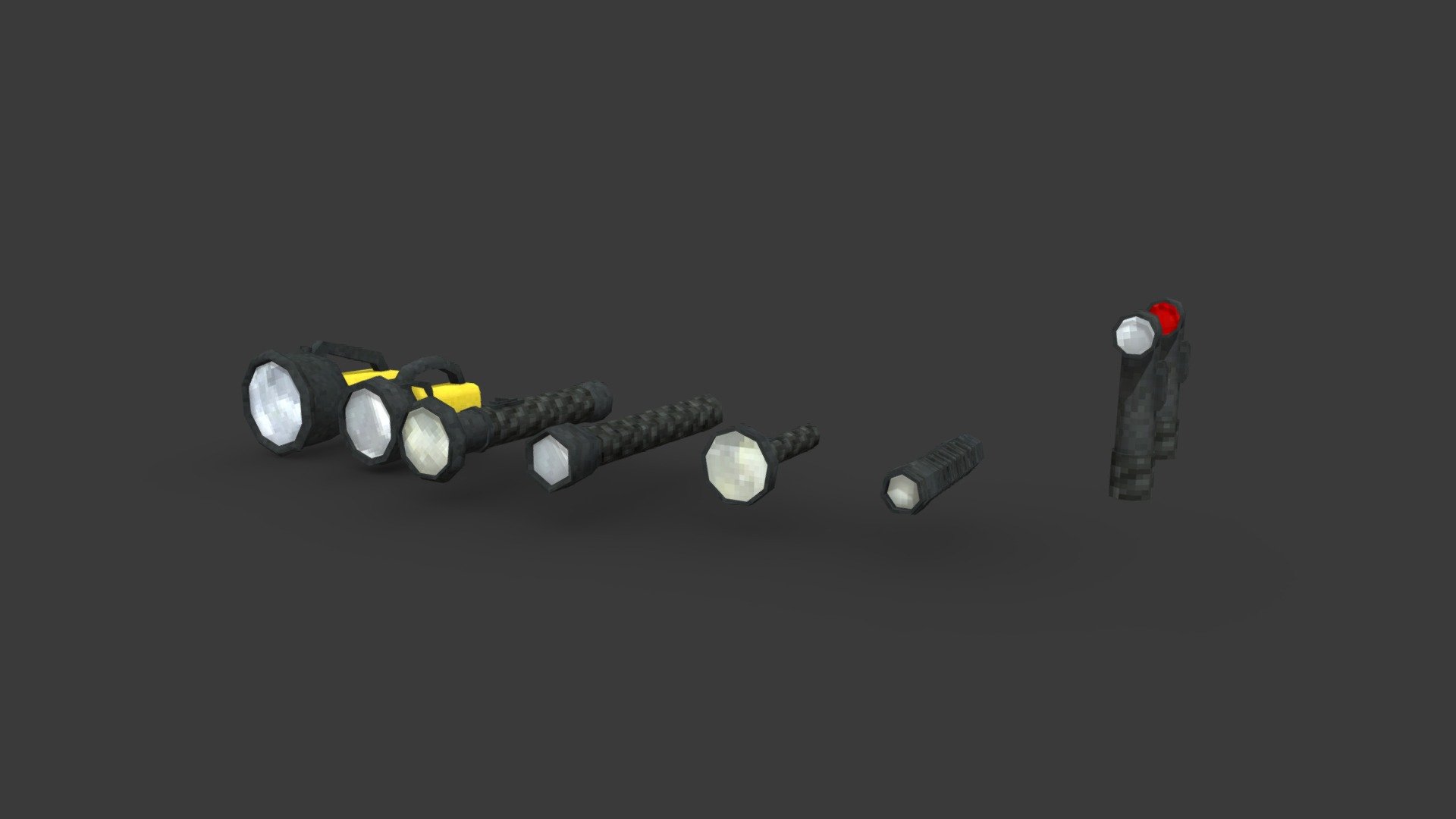 PSX Flashlights - 3D model by Grey Sky Interactive (@GreySkyInteractive ...