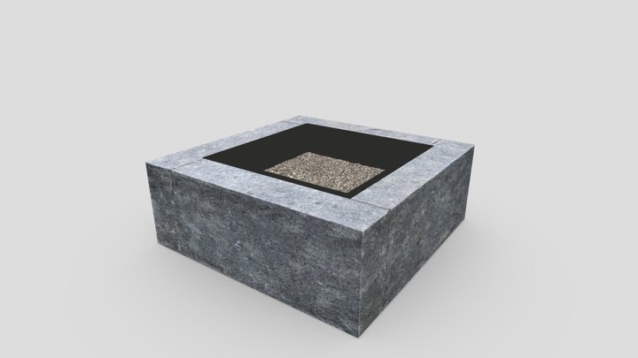 XL FIRE PIT - SAINT HENRY BLACK™ 3D Model