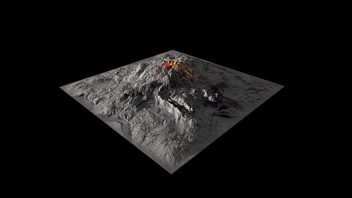 Volcano Version 3 3D Model