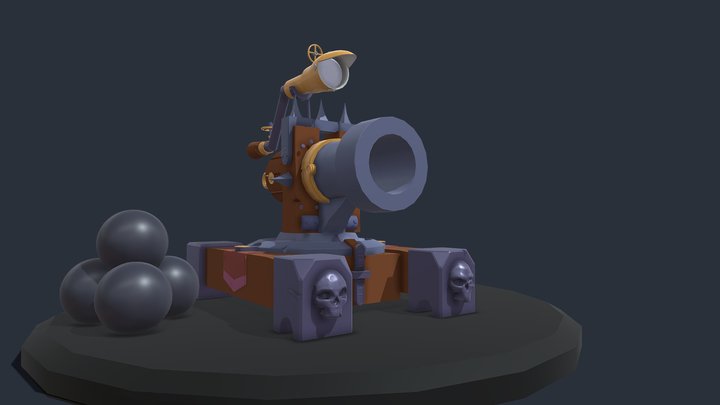 Cannon 3D Model