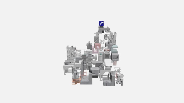 Tadao Ando x Charles Correa 3D Model