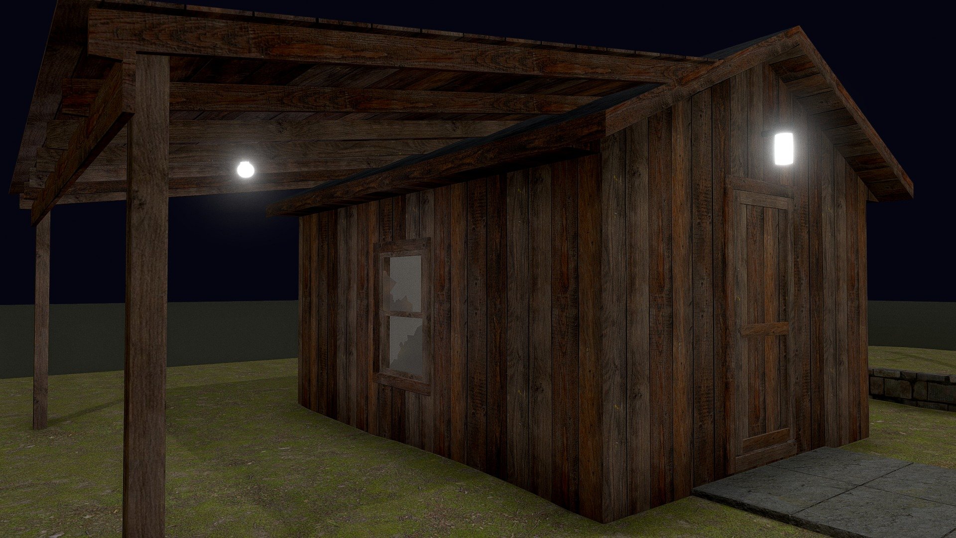 Old Shed Scene