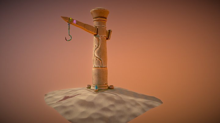 Egyptian Sacrificial HookDead By Daylight FunArt 3D Model