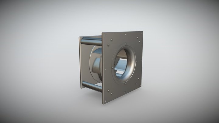 Rosenberg EC-Plug Fan | Type GKHM 450 3D Model