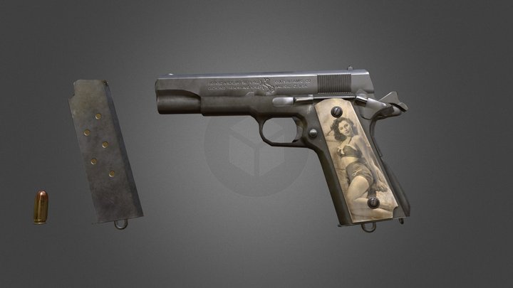 Colt M1911 3D Model