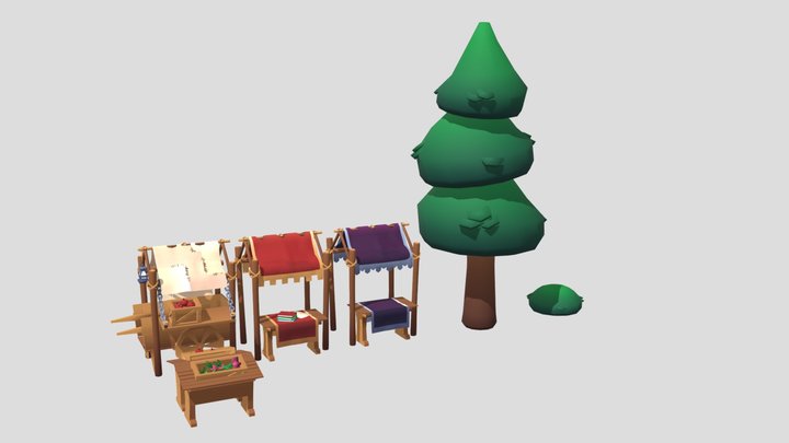 Marketplace Assets 3D Model