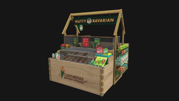 Quiosque Nutty Bavarian 2022 - v5 3D Model