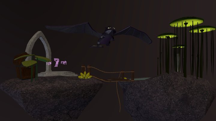 Ruins in the Sky 3D Model