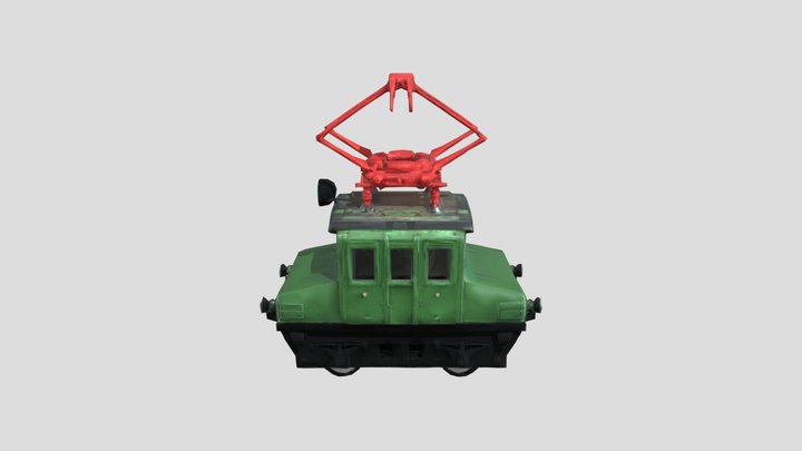 Electric locomotive EP 3D Model