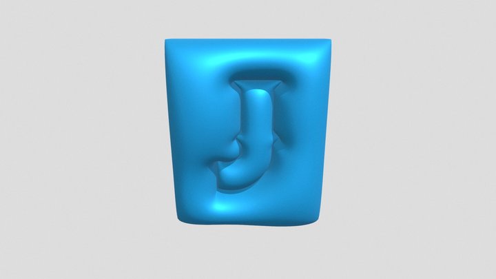 Letter J 3D Model