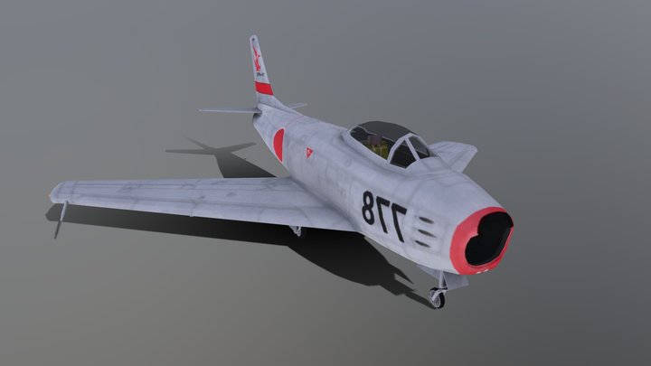 F-86F Kyoko (Japan) – Gratis 3D-model STL