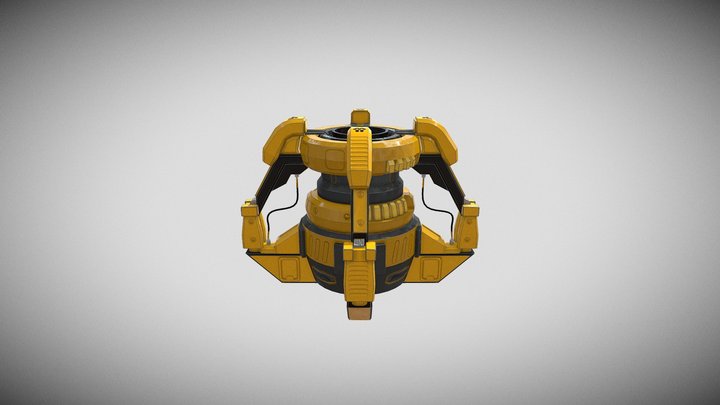 Engine sci-fi / Generator sci-fi 3D Model