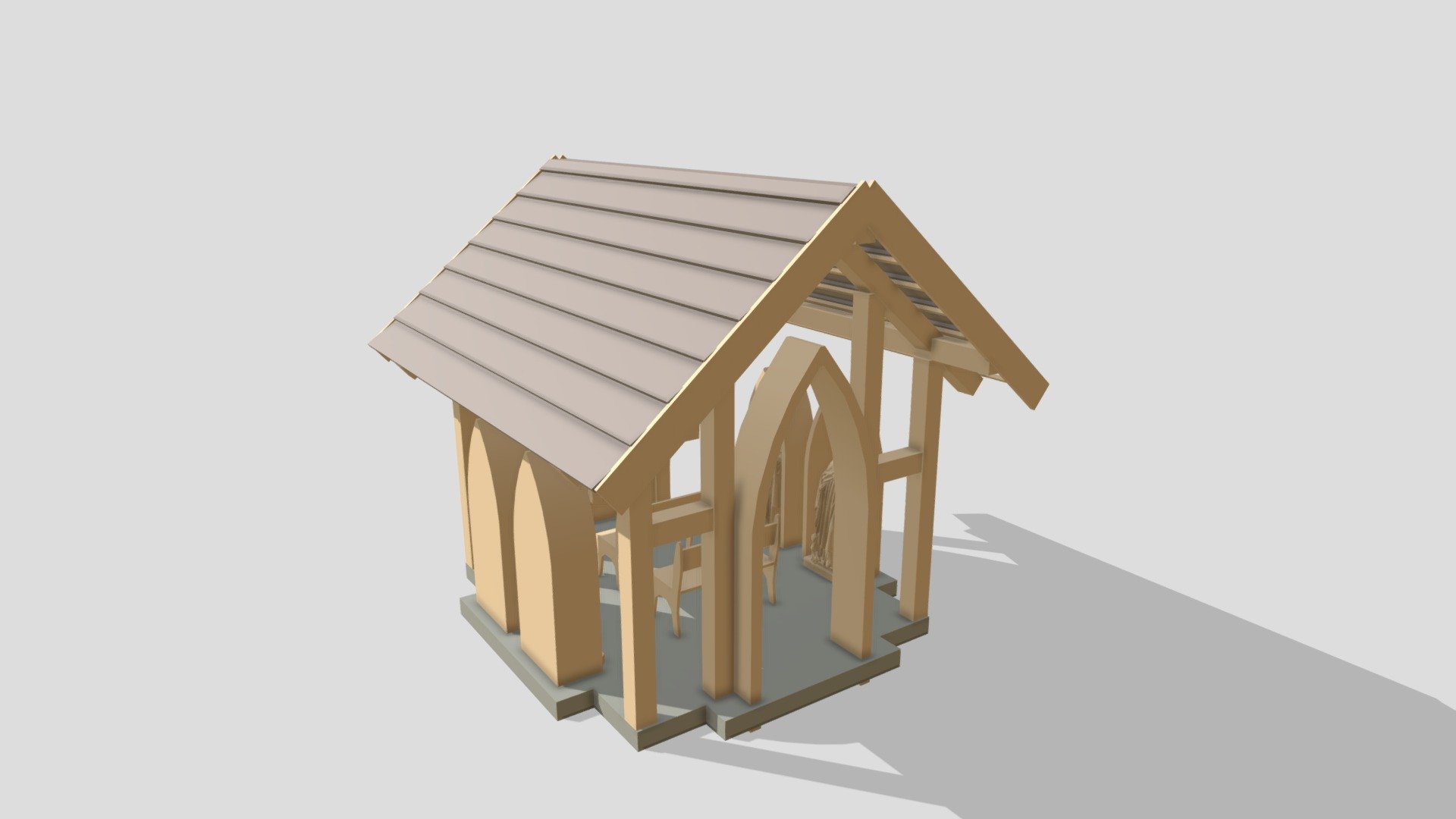 Capela - 3D model by miguel.beckers [66aff05] - Sketchfab