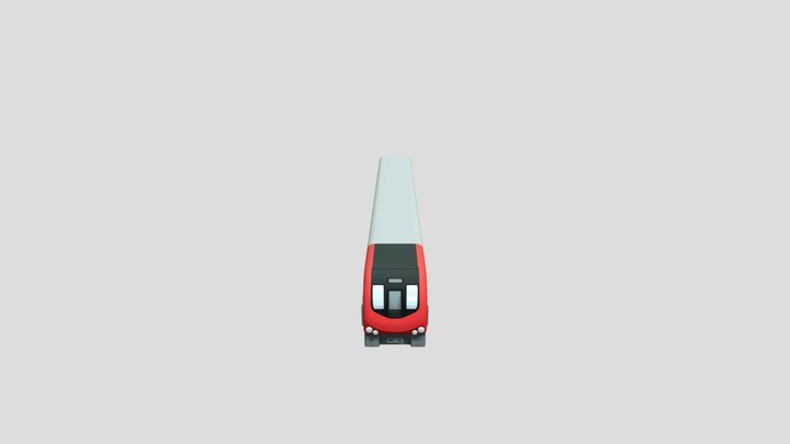 🚆 3D Subway Train Model 3D Model