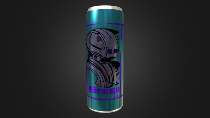 grunge xd soda can 3D Model