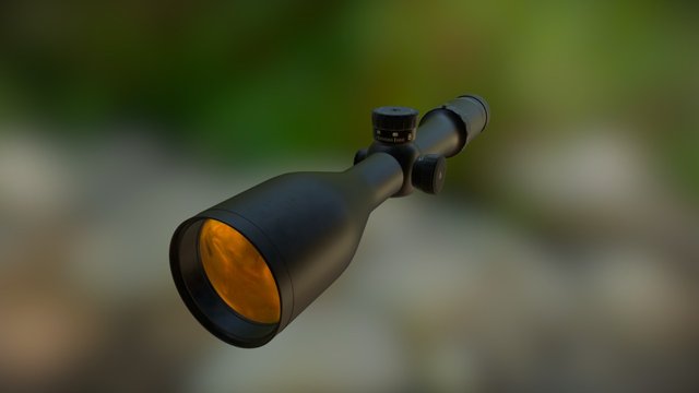 Rifle Scope 2.5-10x50mm 3D Model