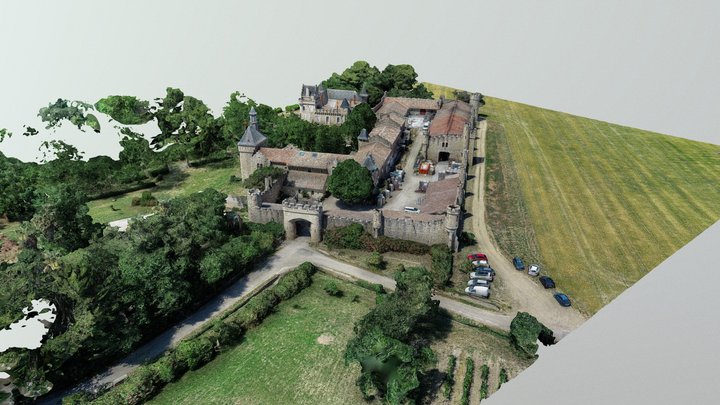 Château de GREZAN 3D Model