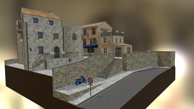 Cityscene 3D Model
