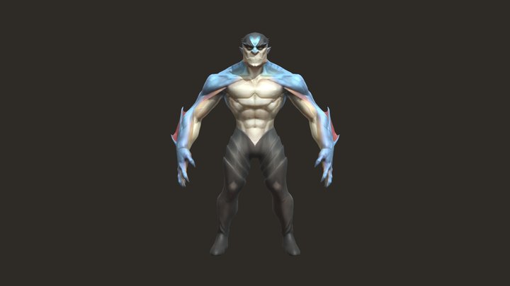 Fish Warrior 3D Model