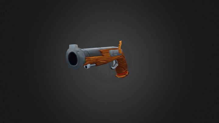 Pirate Pistol 3D Model