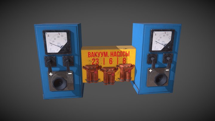 Ammeter 3D Model