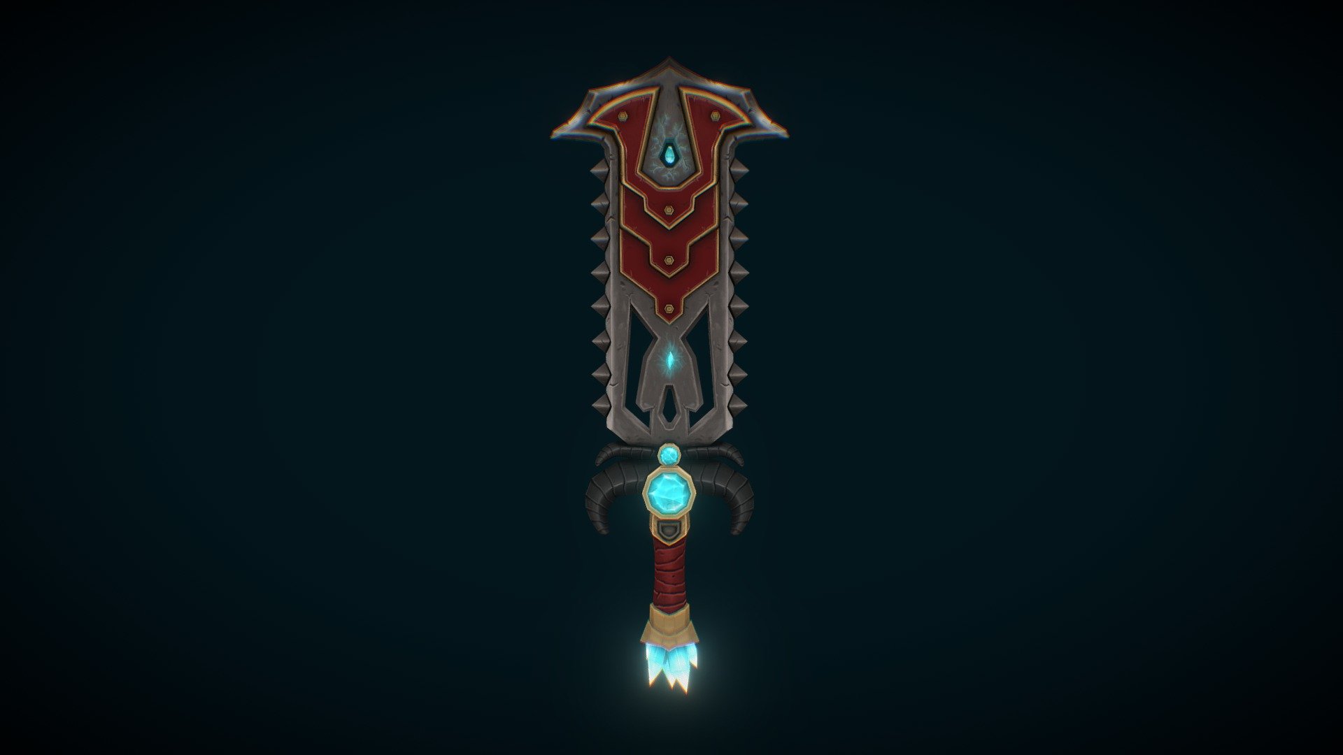 Game Art - Weapon - 3D model by Rebecca.Bonje [66b3b31] - Sketchfab