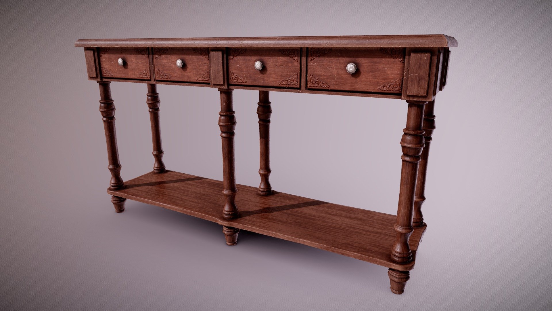 ATT - Table 04 - PBR Game Ready - Buy Royalty Free 3D model by Dekogon ...