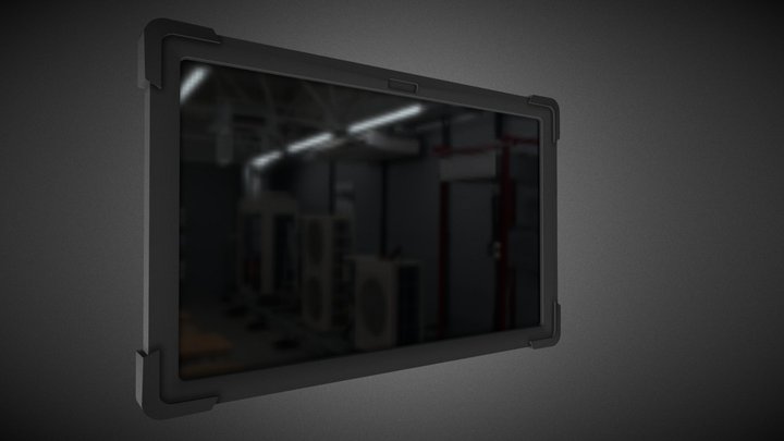 tablet in hard case 3D Model