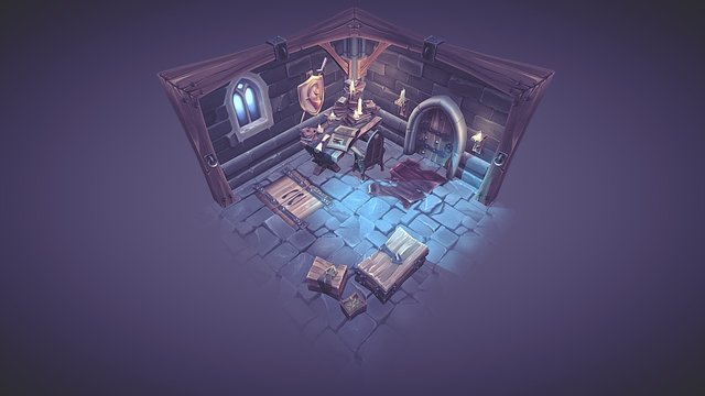 "The Nook" - 2.5D Texturing 3D Model