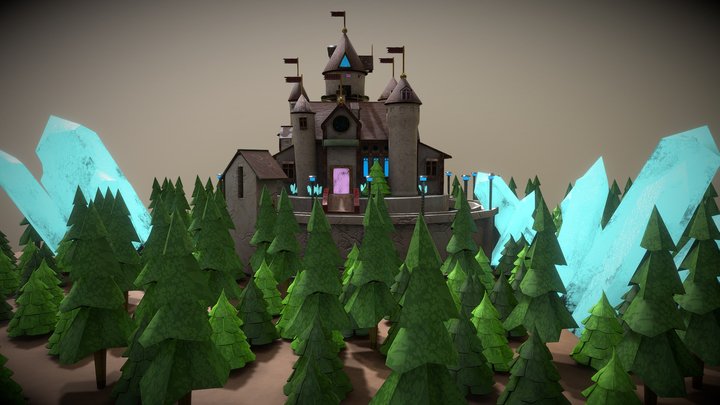 castillo fantasía - sergio cardenas 3D Model