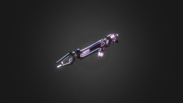 Dark Eldar Haywire Blaster 3D Model