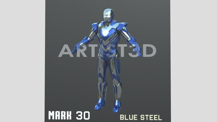 Iron Man Mark 30 Cosplay Full-size Suit 3D Model