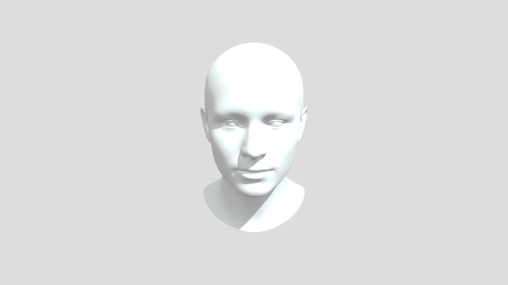 male head - 3D model by Thunder raven (@saifa) [66b64f5] - Sketchfab