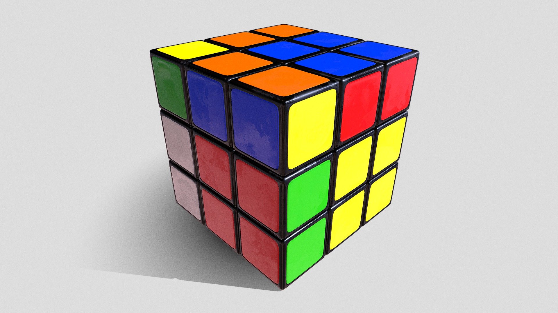 modèle 3D de Rubik's Cube animé 7x7 - TurboSquid 2081472