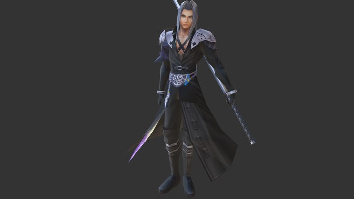 Sephiroth w/ Masamune (FF:VII) HD 3D Model
