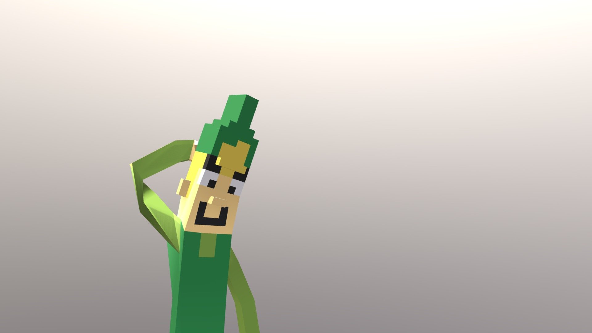 Toon Link sword out