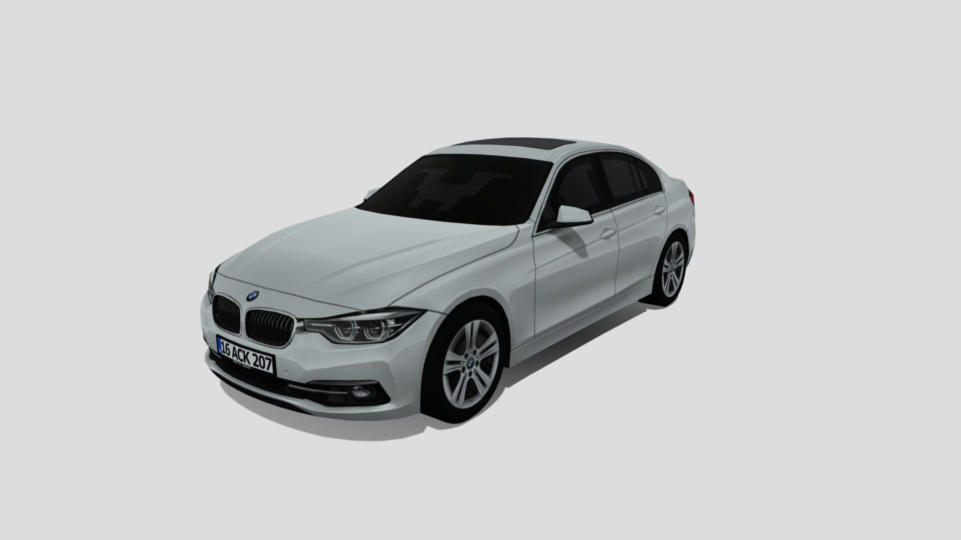 2017 BMW 3-Series - 3D model by VeesGuy [66ba07a] - Sketchfab