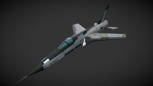 F-105 3D Model