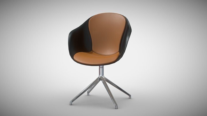 Bo Concept Adelaide Swivel Chair 3D Model
