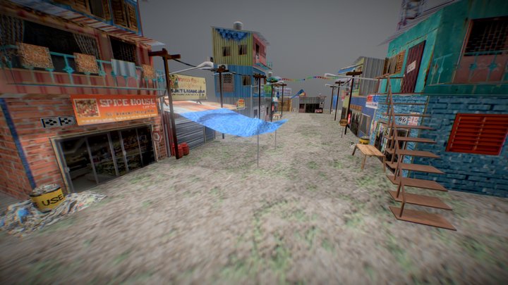 Chennai Slum 3D Model