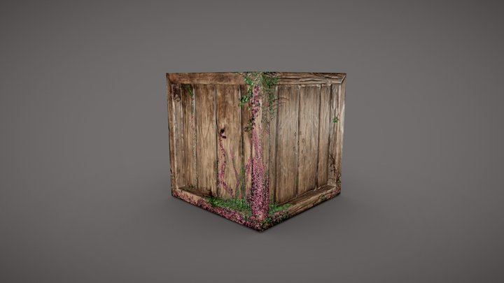 Game Ready Crate 3D Model