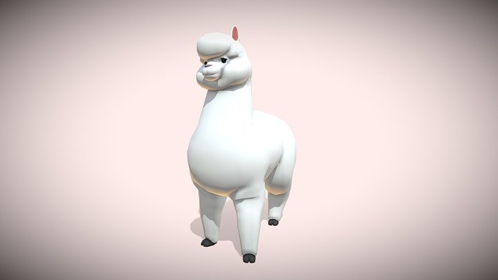 アルパカ 3D Model
