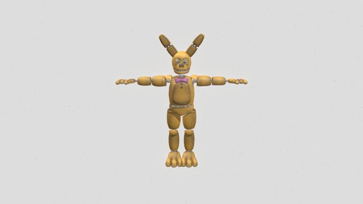spring_bonnie v2 3D Model
