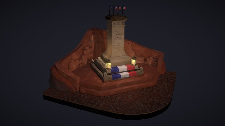 War Memorial 3D Model