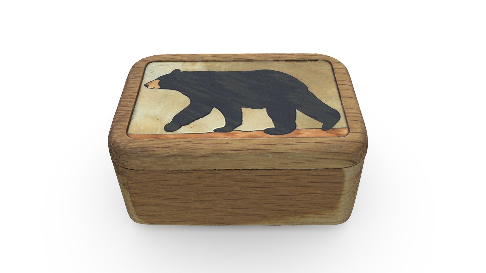 Black Bear souvenir box - Buy Royalty Free 3D model by Abby Crawford ...