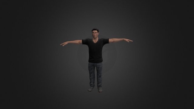 Lying down / Getting up / Poses 3D Model