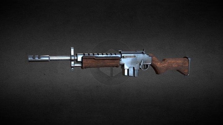 fantasy rifle 2 – Gratis 3D-model STL